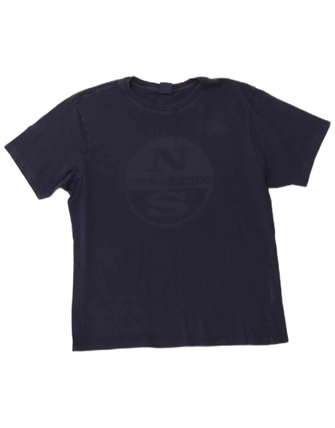 North SAILS Ανδρικό γραφικό T-Shirt Top Medium Navy Blue Cotton
