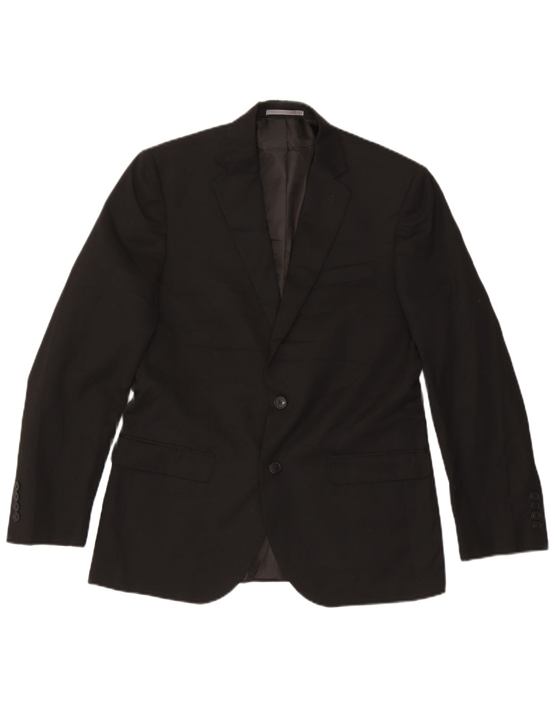 Marks & Spencer Ανδρικό τζάκετ Blazer με 2 κουμπιά κανονική εφαρμογή UK 38 μεσαίο μαύρο