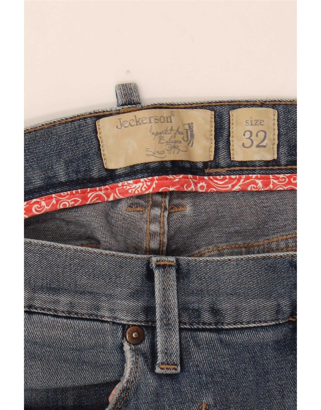 Jeckerson Γυναικείο Slim Jeans W32 L31 Μπλε βαμβακερό