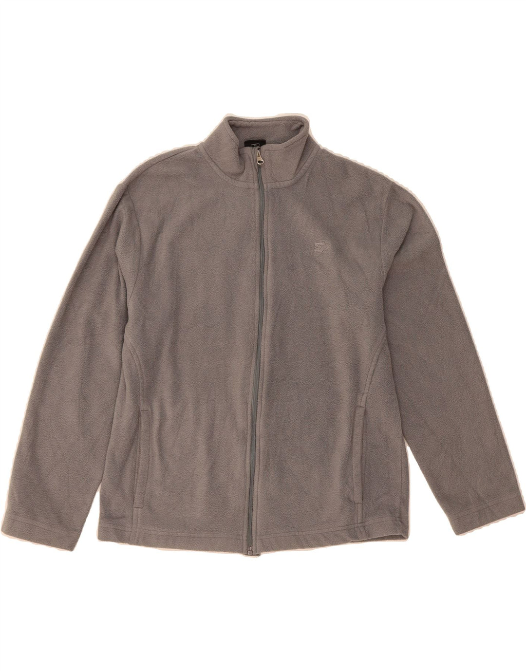 STARTER Boys Fleece Jacket 14-15 Years XL Grey Polyester Vintage Starter and Second-Hand Starter from Messina Hembry 
