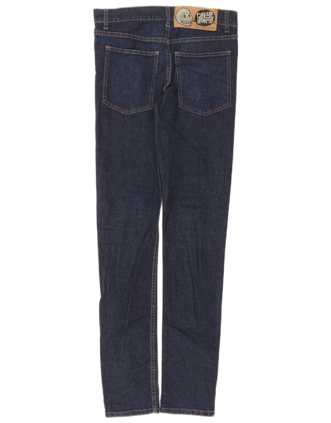 Φτηνό Monday Womens Slim Jeans W30 L34 Navy Blue Cotton
