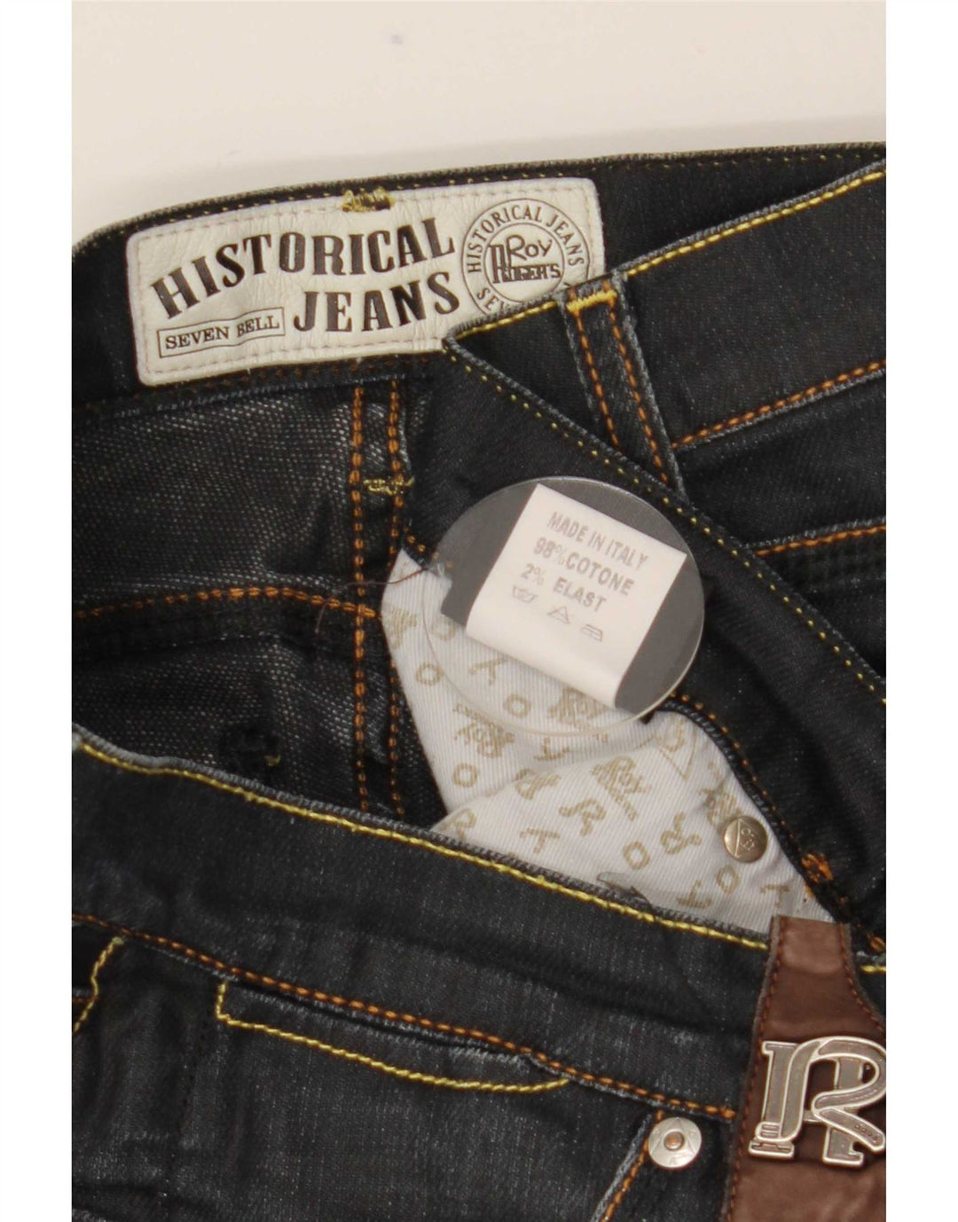 Roy Rogers Ανδρικό Slim Jeans W31 L32 Navy Blue Cotton