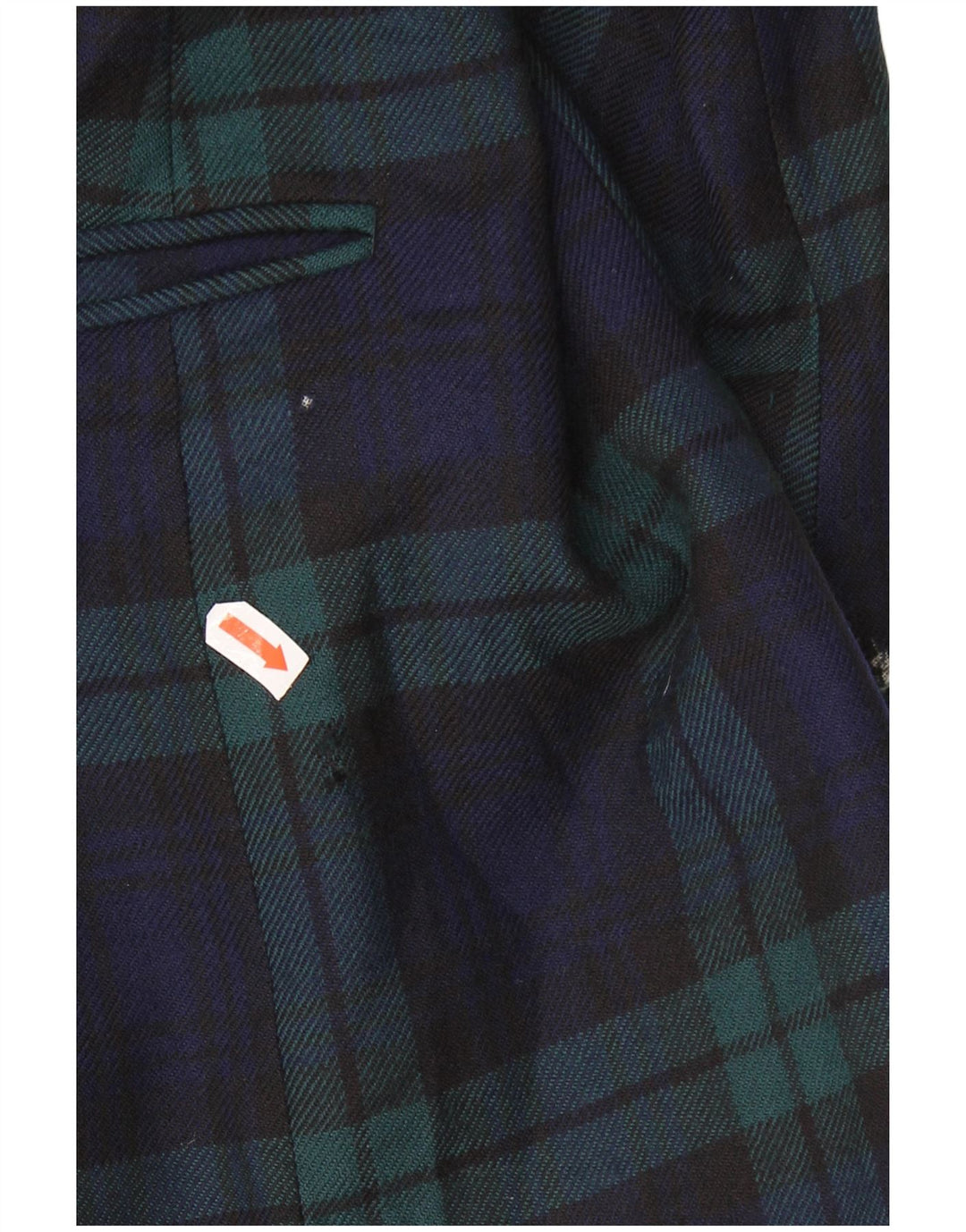 AQUASCUTUM Ανδρικό τζάκετ blazer UK 40 κουμπιών μεγάλο navy blue check