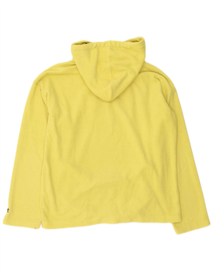 Champion Ανδρικά γραφικά με κουκούλα Fleece Jumper Μεγάλος κίτρινος πολυεστέρας