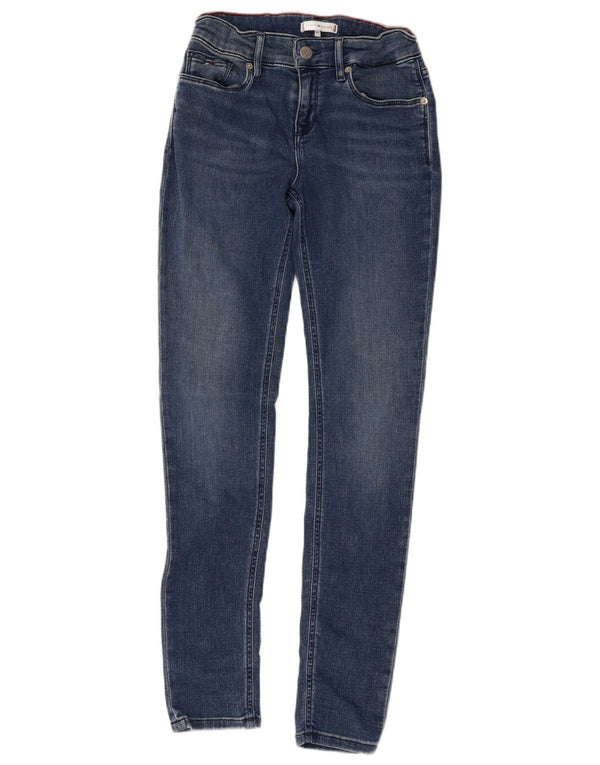 TOMMY HILFIGER Αγόρια Skinny Jeans 13-14 ετών W26 L28 Μπλε βαμβακερό