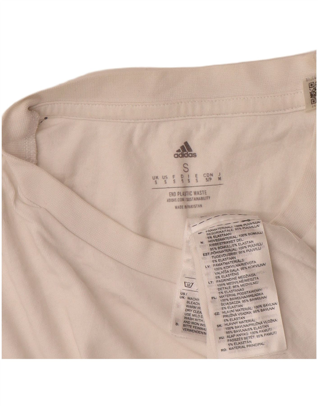 Ανδρικό γραφικό T-Shirt Adidas Top Μικρό λευκό βαμβακερό