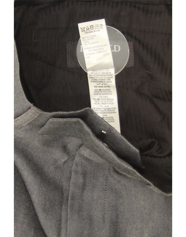 Ανδρικό ίσιο παντελόνι Marks & Spencer W30 L31 Grey Polyester