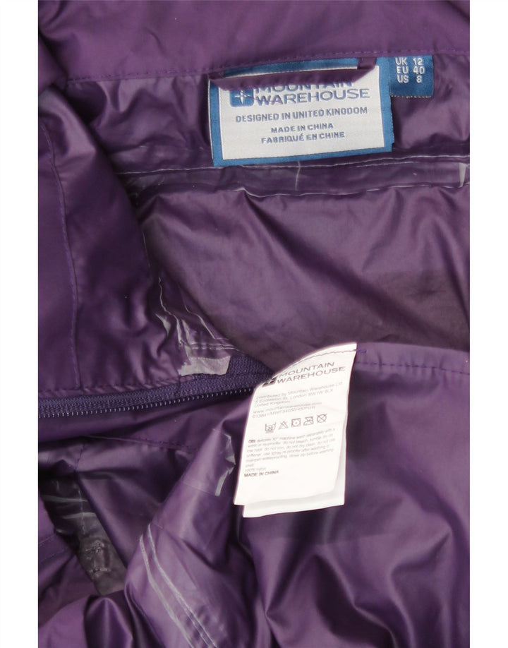 Mountain Warehouse Γυναικείο Rain Jacket UK 12 Medium Purple Nylon