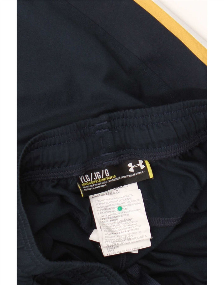 Under Armour Boys αθλητικό σορτς 11-12 ετών μεγάλο Navy Blue