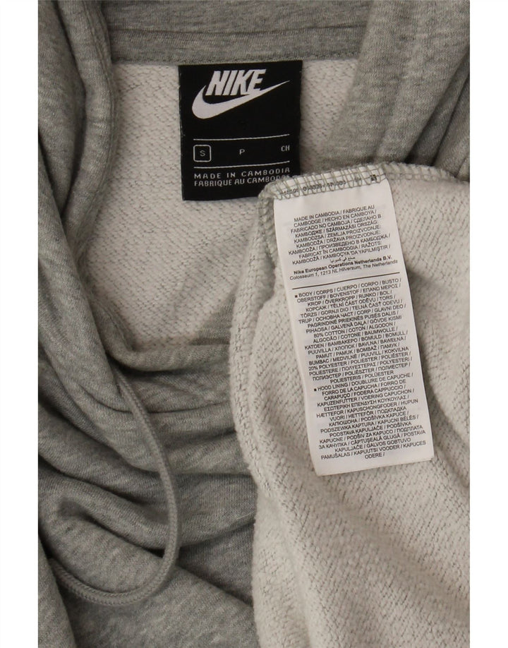 Ανδρικά κουκούλα Nike, βαμβακερά με κουκούτσια σε γκρι μικρού μεγέθους