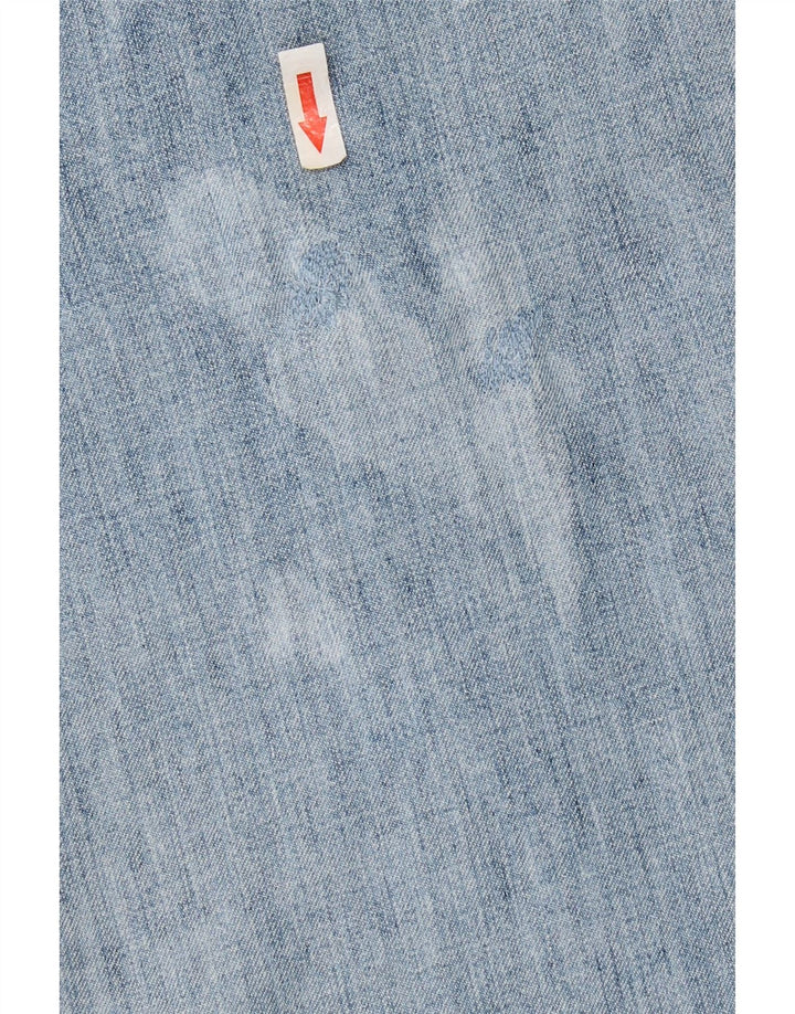 Mustang Γυναικείο Αμάνικο Τζιν Φόρεμα UK 14 Medium Blue