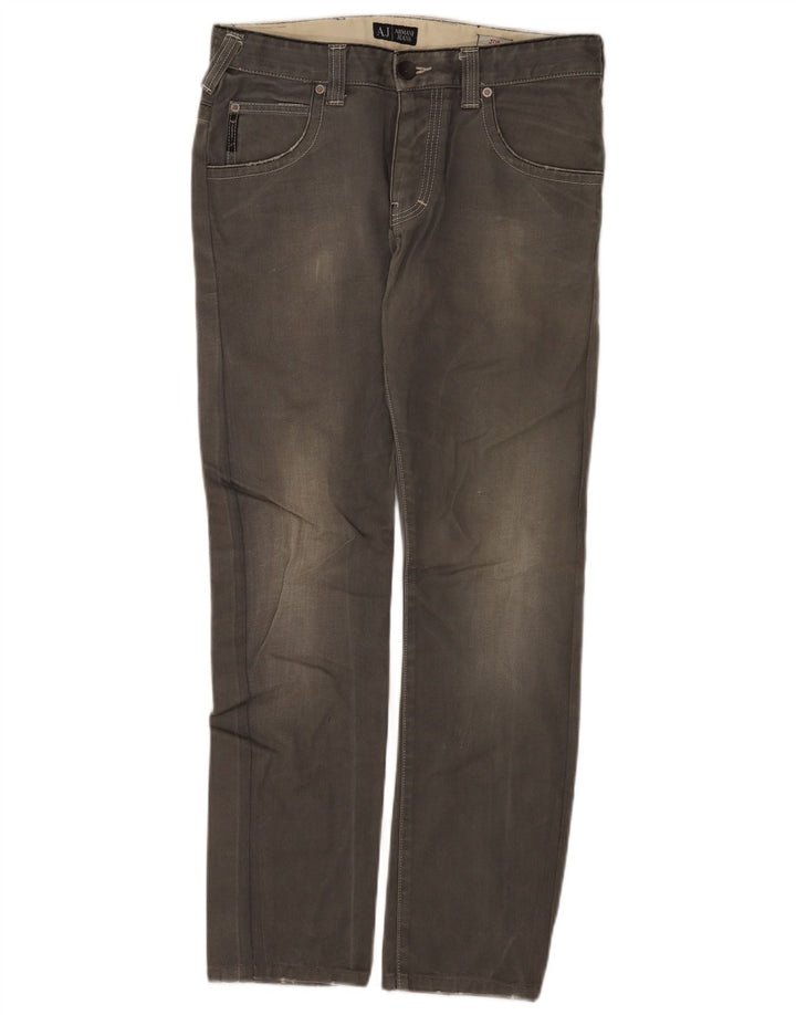 ARMANI Ανδρικό Slim Jeans W32 L30 Γκρι βαμβακερό