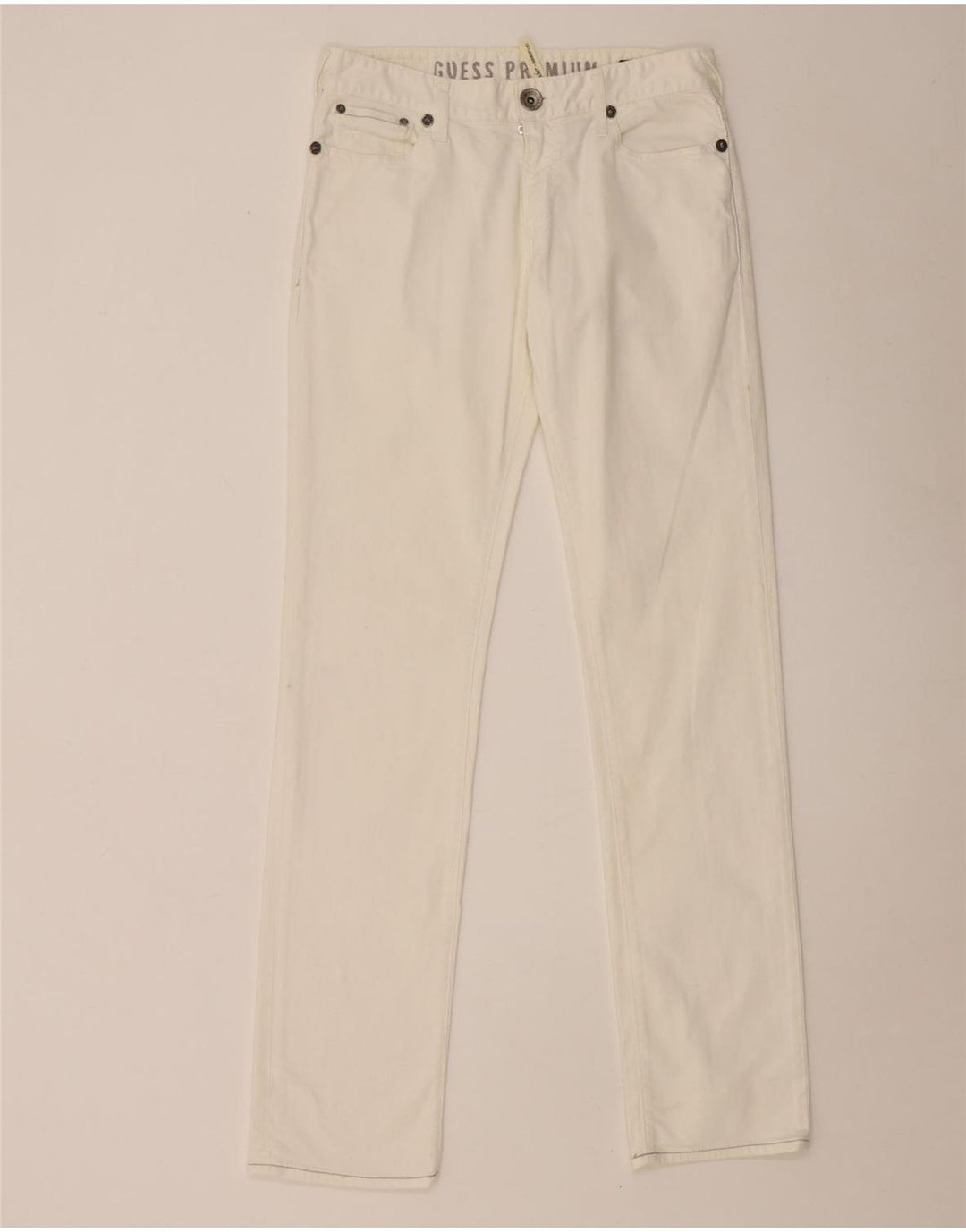 Guess Γυναικείο Slim Jeans W30 L34 Λευκό
