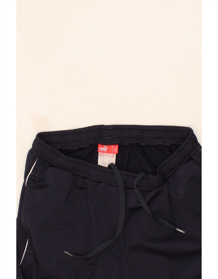 PUMA Mens Tracksuit Trousers Medium  Navy Blue Polyester Vintage Puma and Second-Hand Puma from Messina Hembry 
