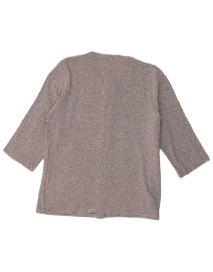 Marks & Spencer Γυναικεία μπλούζα με 3/4 μανίκια Τοπ UK 14 Medium Grey
