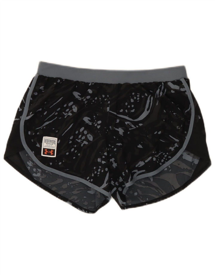 Under Armour Γυναικείο Αθλητικό Σορτς Ηνωμένου Βασιλείου 14 μεσαίου μαύρου στίγματος πολυεστέρα