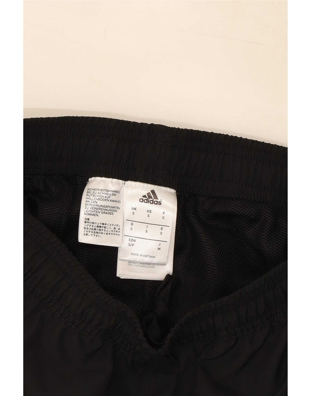 Ανδρική φόρμα Adidas Παντελόνι Joggers Μικρό Μαύρο Πολυεστέρα