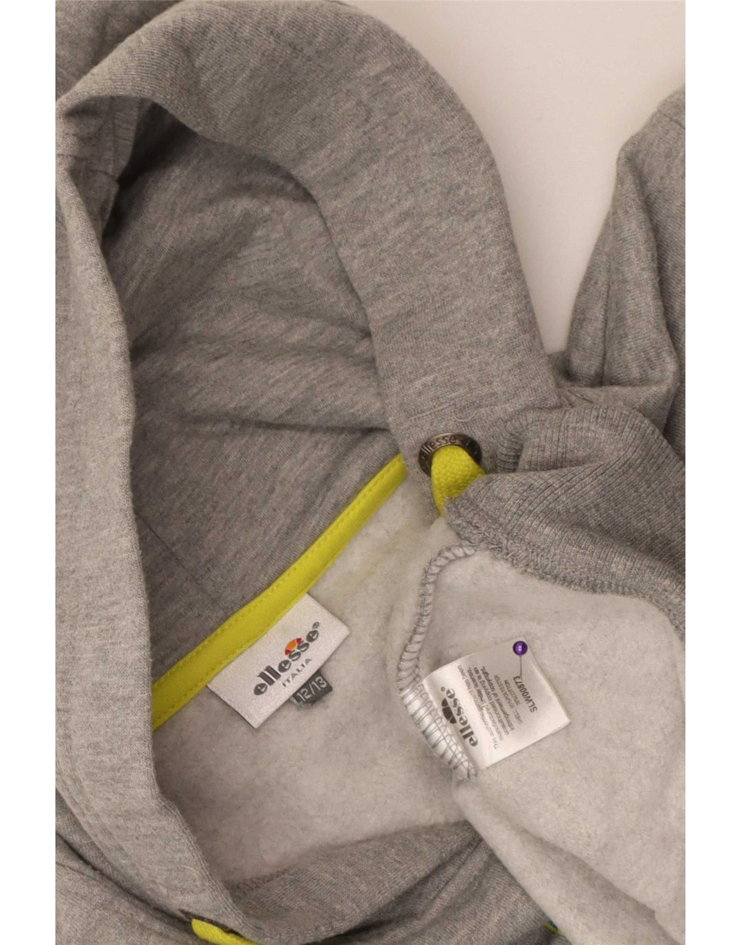 Ellesse Boys Graphic Hoodie Jumper 12-13 Years Grey Polyester