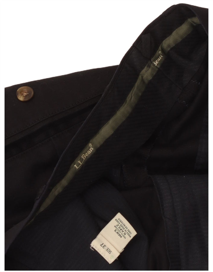 Ανδρικό παντελόνι L.L.Bean Pegged Casual W37 L32 Μαύρο βαμβακερό