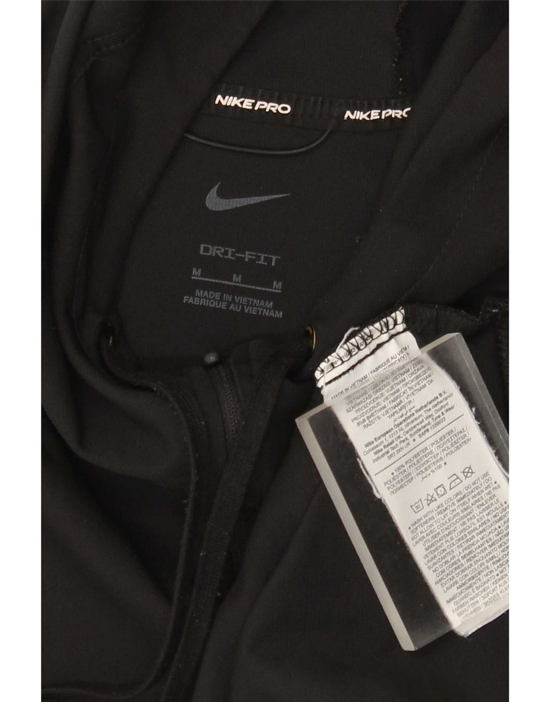 Ανδρική φόρμα Nike με γραφική κουκούλα Dri Fit Μπουφάν μεσαίο μαύρο