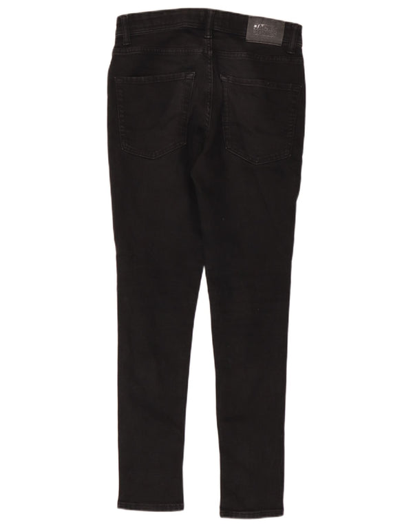 Jack & Jones Boys Liam Distressed Skinny Jeans 13-14 ετών W28 L28 Μαύρο