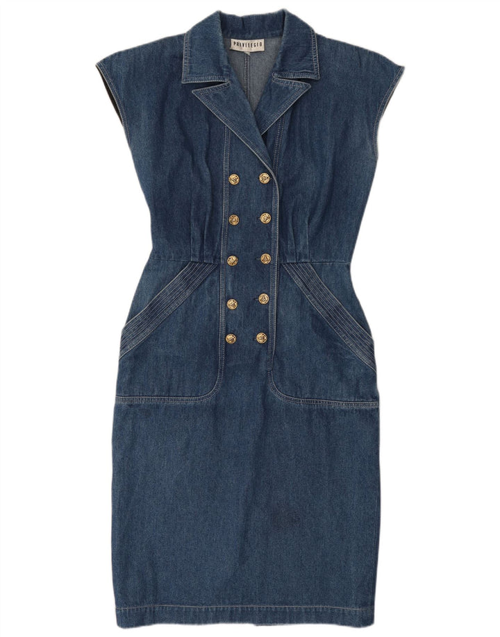 Privilegio Γυναικείο Τζιν Φόρεμα UK 14 Medium Blue