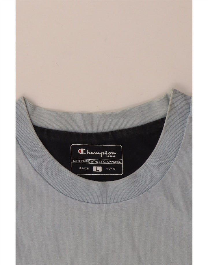 Ανδρικό T-Shirt Champion Graphic Top Large Blue