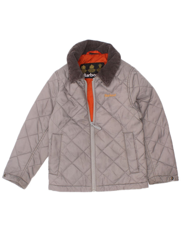 Μπουφάν Barbour Boys Quilted Jacket 3-4 Years Grey