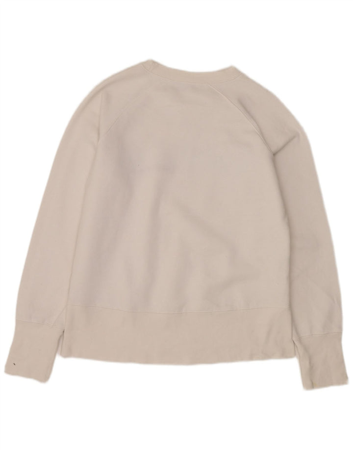 BILLABONG Γυναικείο γραφικό φούτερ Jumper UK 12 Medium White Polyester