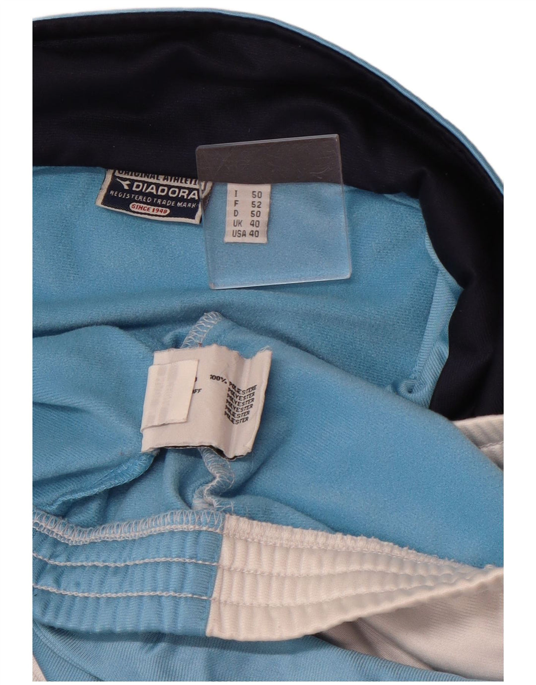 Ανδρική φόρμα Diadora Top Jacket UK 40 Medium Blue Colourblock Polyester