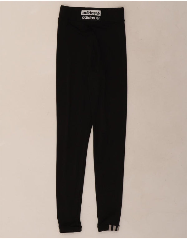 Adidas Womens Graphic Leggings UK 4 XS Black