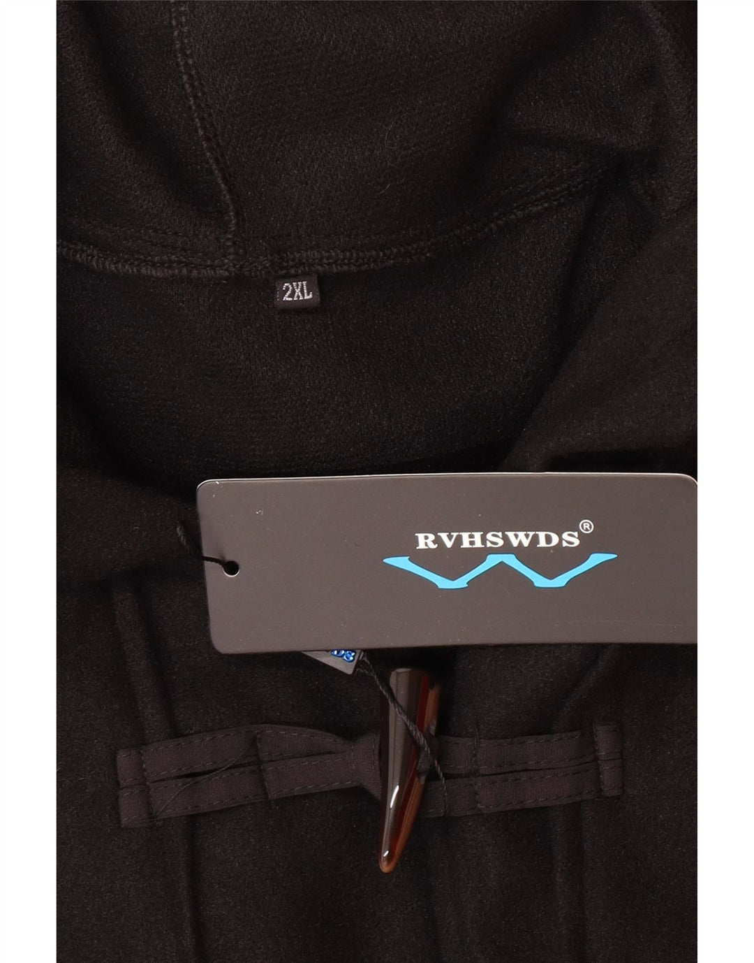 Γυναικείο παλτό Duffle με κουκούλα UK 20 2XL Μαύρο