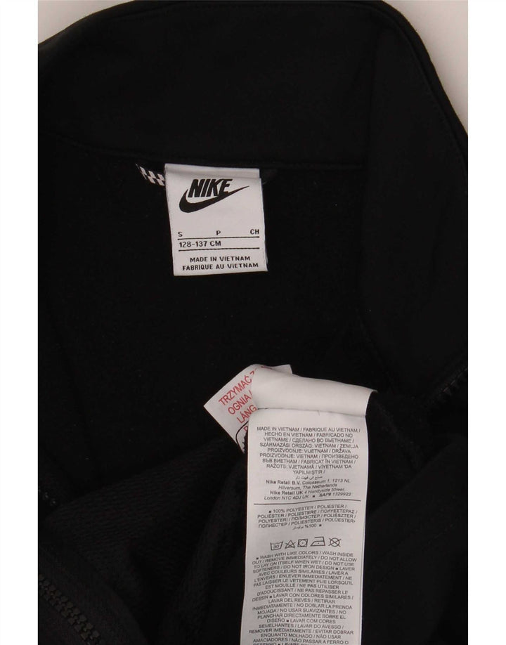 Μπουφάν Nike Boys Graphic αθλητική φόρμα 8-9 ετών Μικρό μαύρο πολυεστέρα
