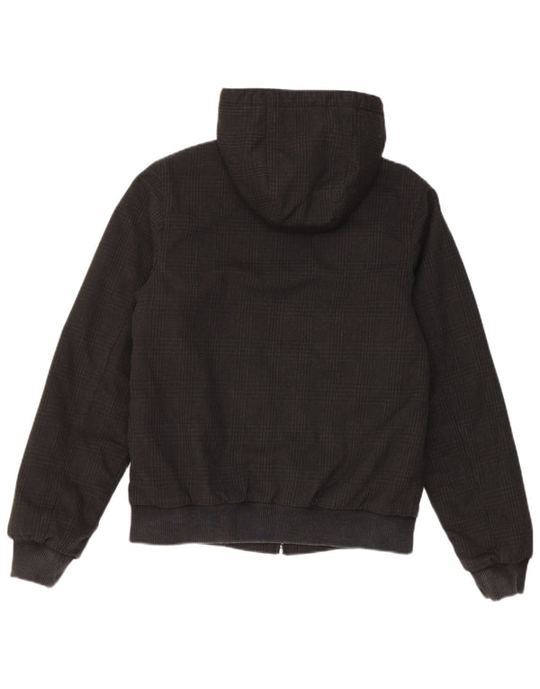 Carhartt Γυναικείο μπουφάν με κουκούλα Bomber UK 6 XS Black Check Polyester