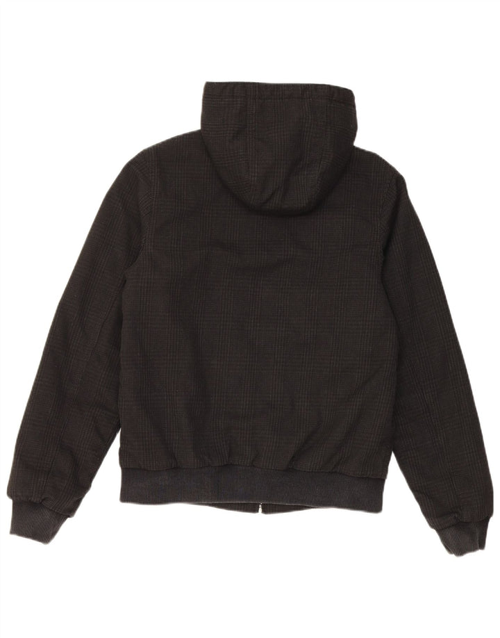 Carhartt Γυναικείο μπουφάν με κουκούλα Bomber UK 6 XS Black Check Polyester