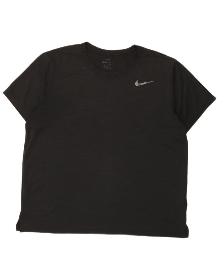 Ανδρικό T-Shirt Nike Dri Fit Top XL Μαύρος πολυεστέρας
