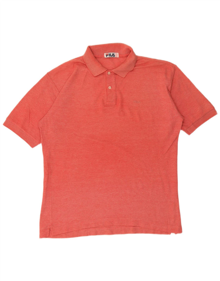 Fila Ανδρικό πουκάμισο πόλο IT 52 μεγάλο κόκκινο βαμβακερό
