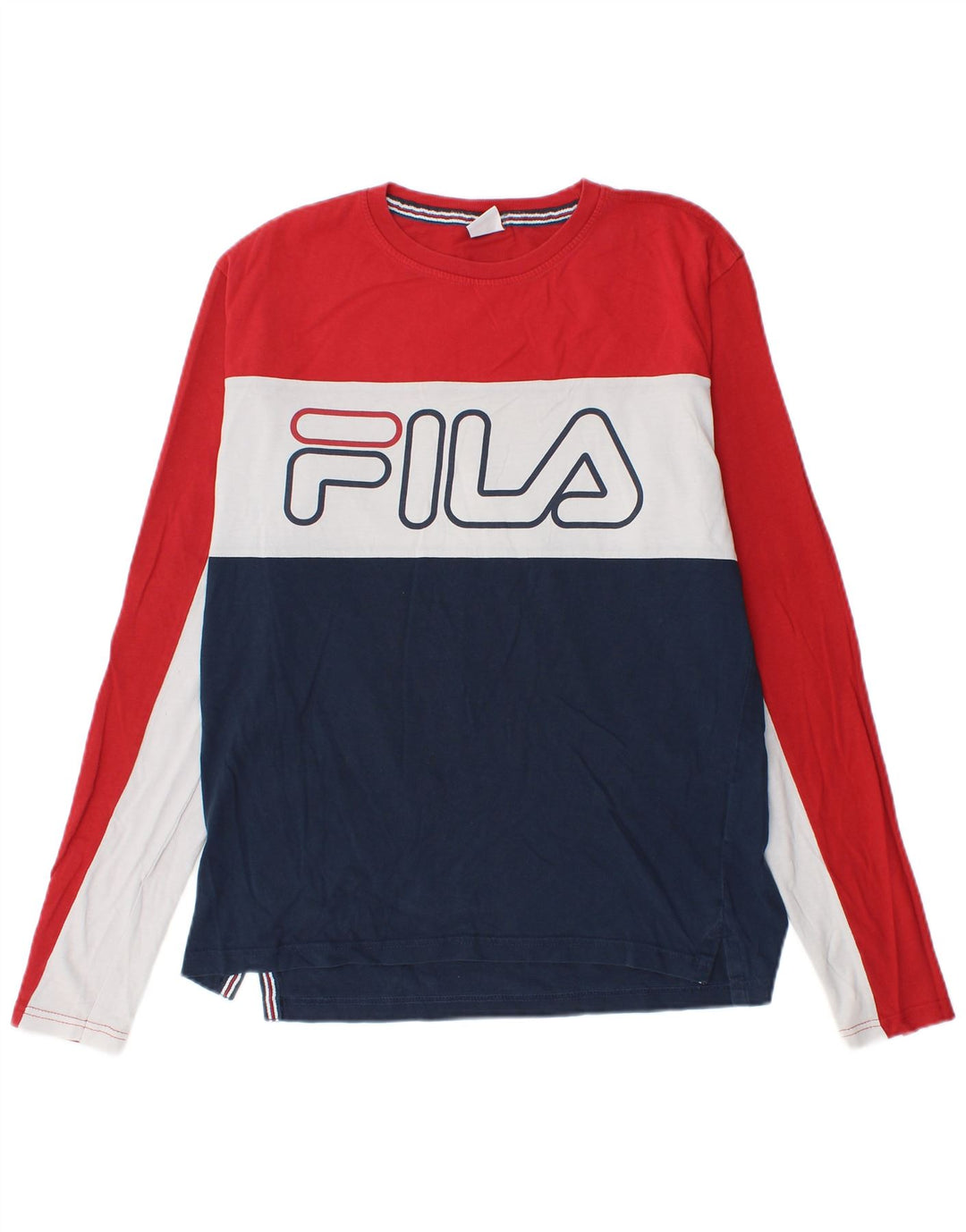 Fila Mens Tennis Graphic Top μακρυμάνικο IT 46 Small πολύχρωμο