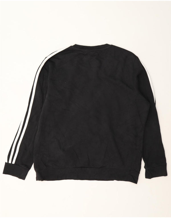 Adidas Γυναικεία Φούτερ Jumper UK 20/22 XL Μαύρο βαμβακερό