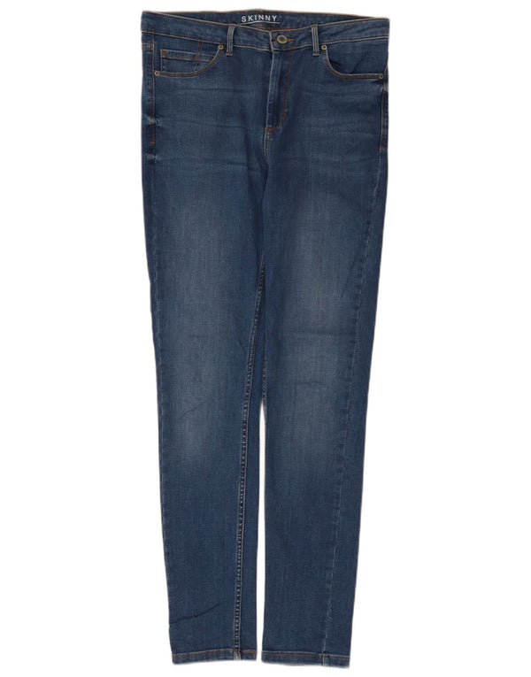 Marks & Spencer Γυναικεία Skinny Jeans UK 12 Medium W32 L30 Blue Cotton
