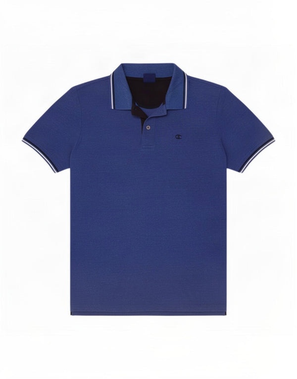 Champion Mens Polo Shirt Medium Blue