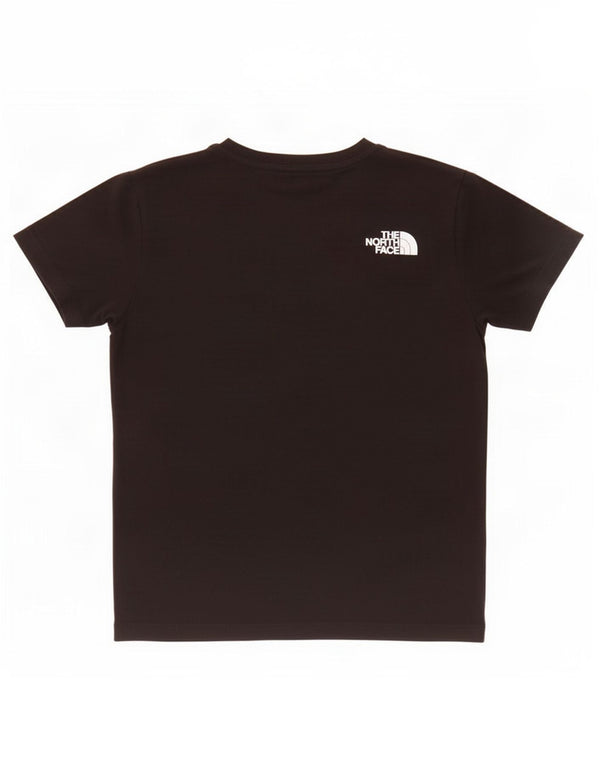 The North Face Boys Graphic T-Shirt Top 11-12 Years Black Cotton