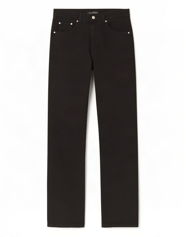 Zara Ανδρικό τζιν ίσιο EU 38 Small W30 L33 Μαύρο βαμβακερό