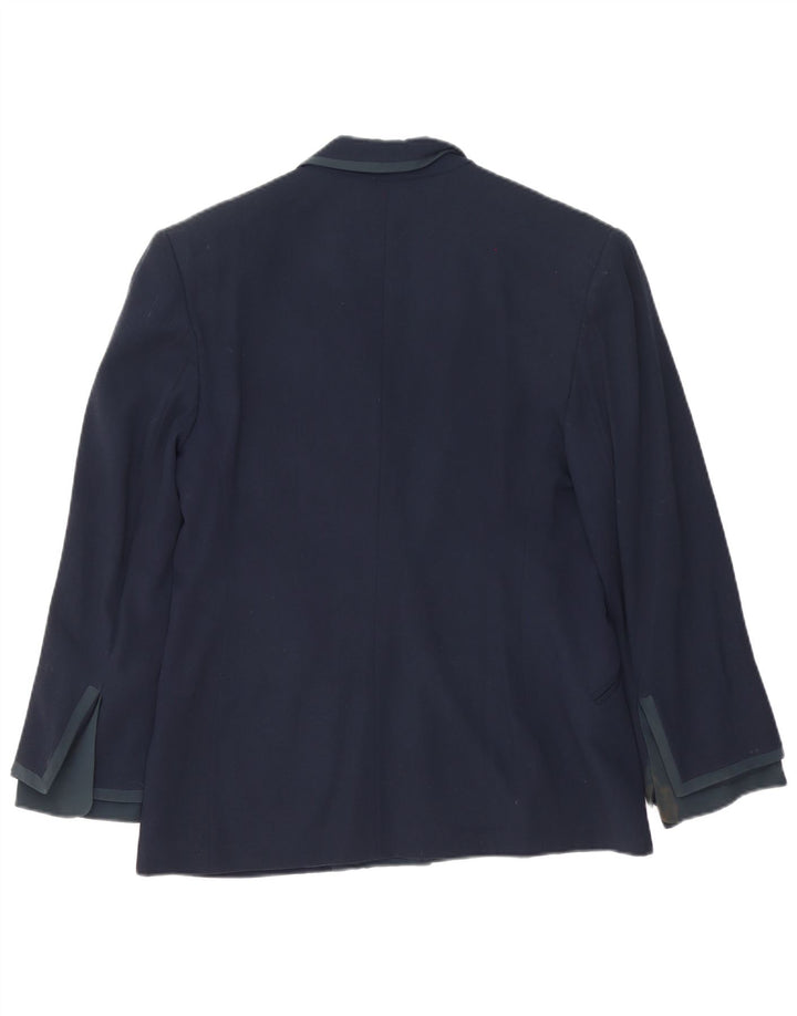 Ferre Γυναικείο Μπλέιζερ Μπουφάν UK 16 Large Navy Blue