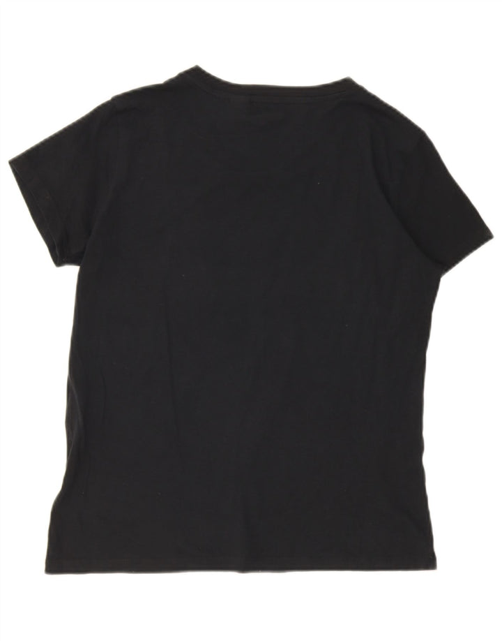 Γυναικείο γραφικό T-Shirt Levi's Top UK 10 Small Black