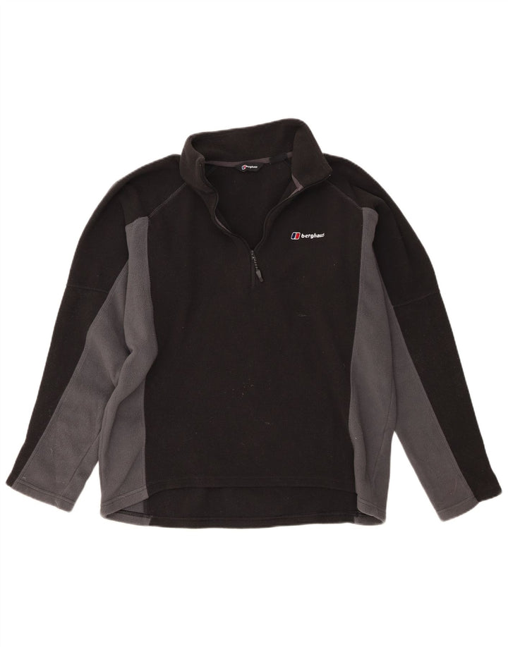 Ανδρικό φερμουάρ Berghaus Fleece Jumper με μεγάλο μαύρο χρώμα πολυεστέρα