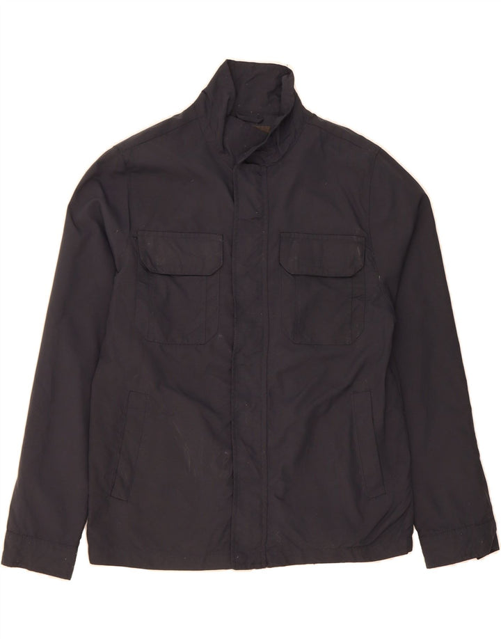 FRENCH CONNECTION Mens Utility Jacket UK 38 Medium Navy Blue Polyamide Vintage French Connection and Second-Hand French Connection from Messina Hembry 