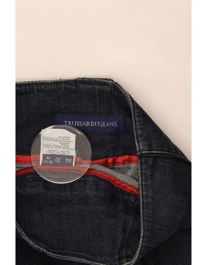 TRUSSARDI Γυναικείο Slim Jeans IT 44 Medium W28 L29 Navy Blue Cotton