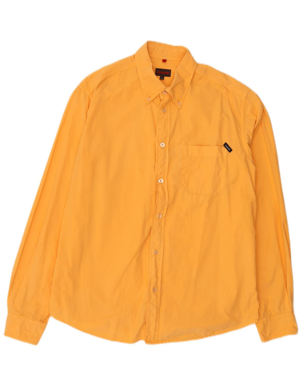 Invicta Mens Shirt Large Orange Cotton
