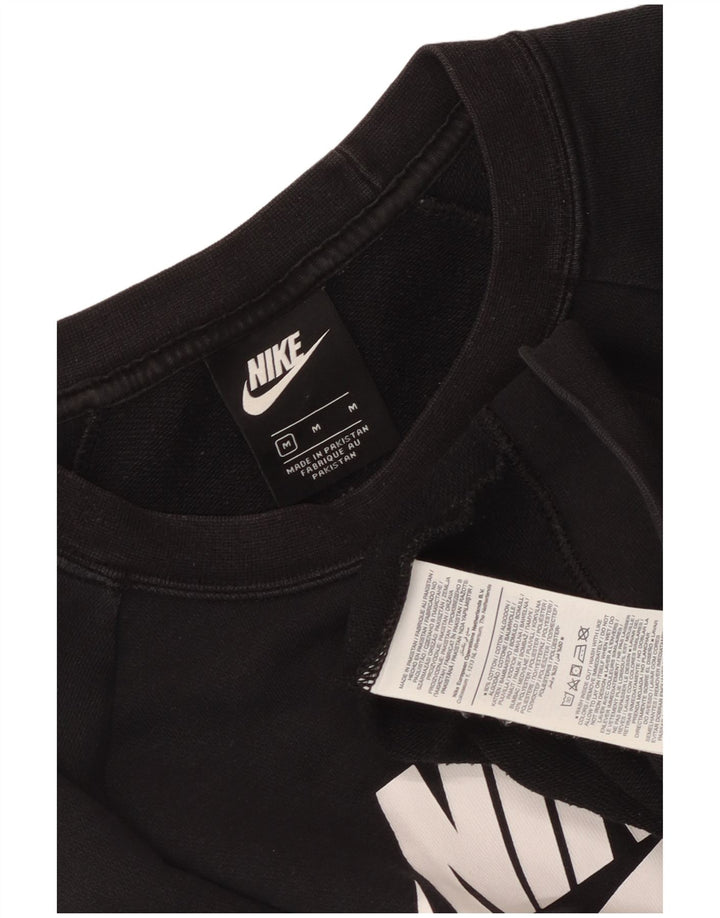 Γυναικεία γραφική φούτερ Nike Jumper UK 14 Μεσαίο μαύρο βαμβακερό